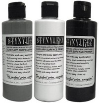 BA-SNR-410, Stynylrez 3 Tone Primer Color Pack 120ml/4oz. 1ea. of White, Grey, Black