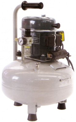 WE-SA50/24 - Werther SIL-AIR 50/24 Kompressor mit Manometer/Regl