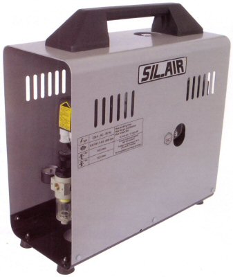 WE-SA50D - Werther SIL-AIR 50D Compressor with gauge/regulator/w